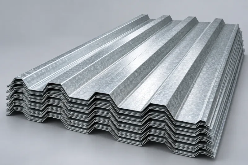 Trapezoidal Profiled Steel Sheet &mdash; illustrative product image